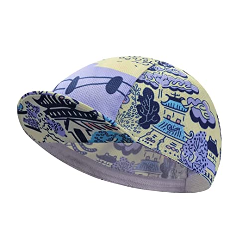 Funny Cycling Cap - Polyester Cycling Hat-Under Helmet - Cycling Helmet Liner Breathable&Sweat Uptake - color: B21