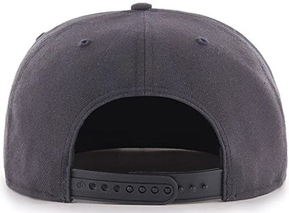 47 MLB Sure Shot Captain Hat Adjustable Structured 6-Panel Snapback Hat Cap, Adult One Size Fits All - color: Houston Astros