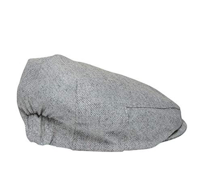 Born to Love Infant, Toddler Boys Pinstripe Driver Cap Baby Hat - color: Alex Grey Herringbone, size: 12-18 Months