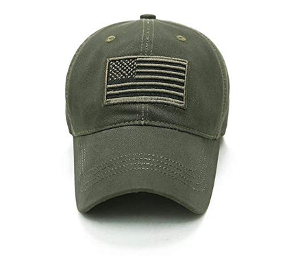 American Flag Hats - color: 3.3 Green