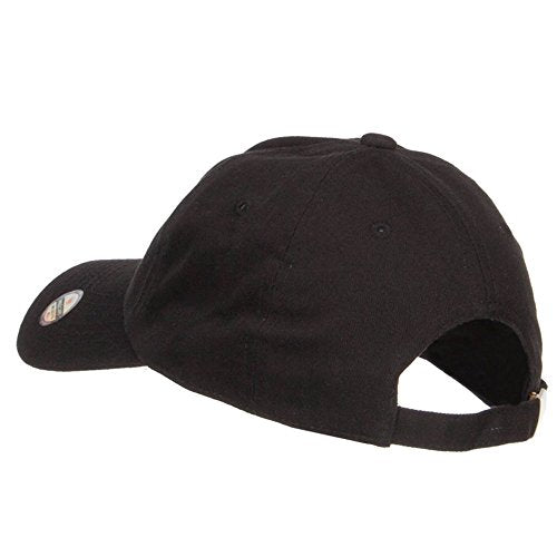 Nissi Unstructured Cotton Twill Washed Cap - color: Black
