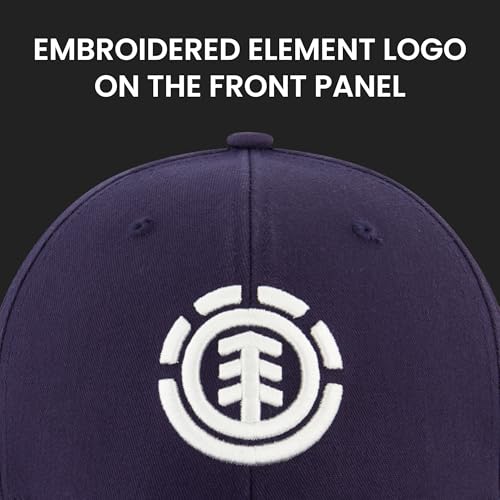 Element Unisex Adult Element Baseball Hat, Adult Flex Fit Active Sport Cap with Curved Brim - color: Navy