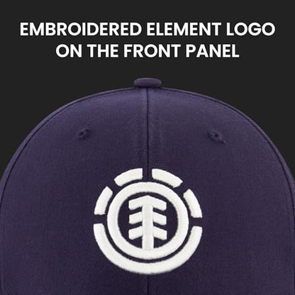 Element Unisex Adult Element Baseball Hat, Adult Flex Fit Active Sport Cap with Curved Brim - color: Navy