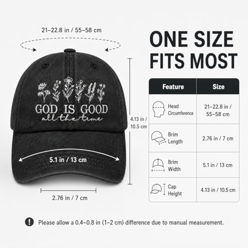 Man of God Husband Dad Embroidered Hat Camping Caps for Women - color: The Way the Truths the Lifes 9