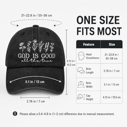Man of God Husband Dad Embroidered Hat Camping Caps for Women - color: The Way the Truths the Lifes 9