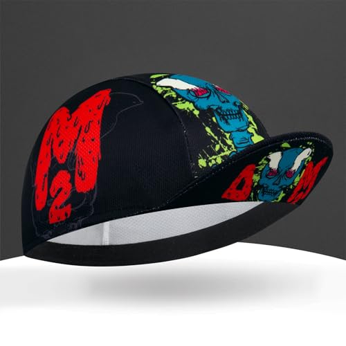 Cartoon Cycling Cap for Man and Woman Cycling Hat Under Helmet-Polyester Breathable Sweat Absorbent - color: Cart-32