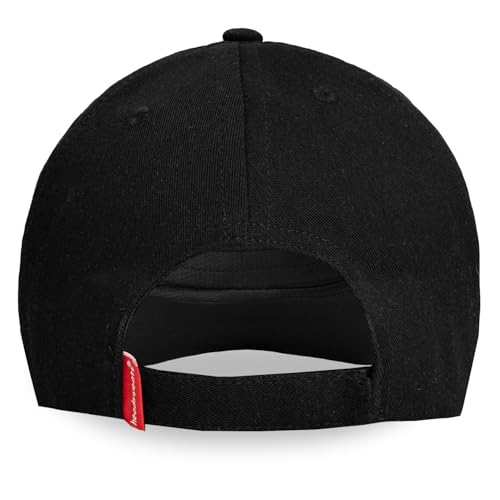 Headsweats Dad Hat – Men's Embroidered Twill Baseball Cap, Adjustable Strapback, Lightweight, Breathable - color: Black/Colorado
