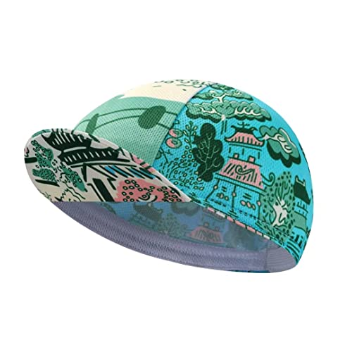 Funny Cycling Cap - Polyester Cycling Hat-Under Helmet - Cycling Helmet Liner Breathable&Sweat Uptake - color: B5