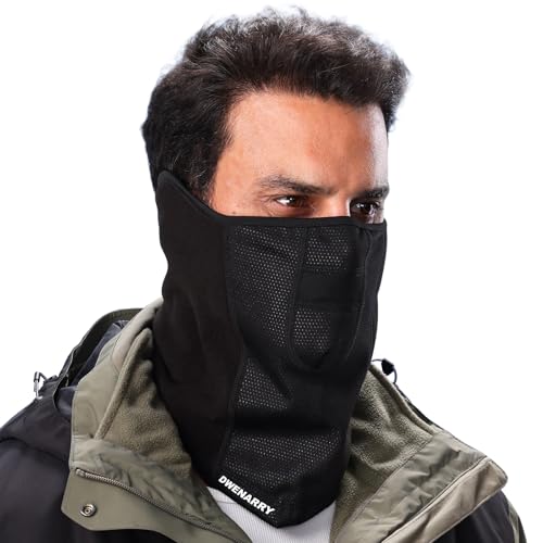 Winter Face Mask for Men Women,Balaclava Ski Mask for Cold Weather, Snowboarding Gear,Snowboard Mask - color: Half Balaclava