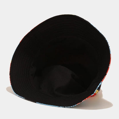Quanhaigou Bucket Hats Unisex Summer Travel Beach Fisherman Cap for Men Women Teens - color: Floral Paisley