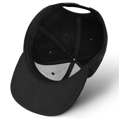 Flat Brim Hats for Men - Gothic Style Skull Hat Leather Pattern - Hip-Hop Snapback Hat Skeleton Hats for Men - color: 10.skeleton Rock Sign