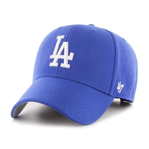 47 Los Angeles Dodgers Olive MLB Ballpark Camo Clean Up Cap - color: Royal