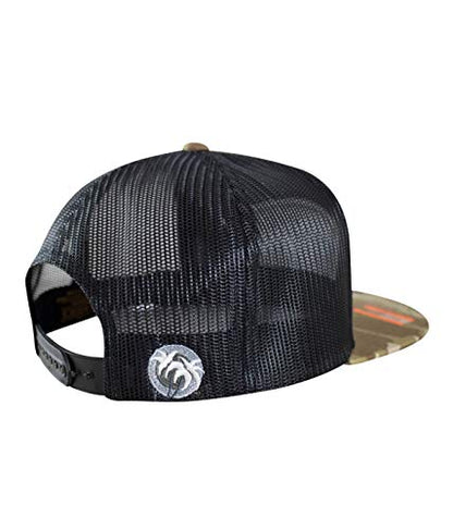 Grinder Embroidered Classic Snapback Trucker Baseball Hat - color: Multi-cam