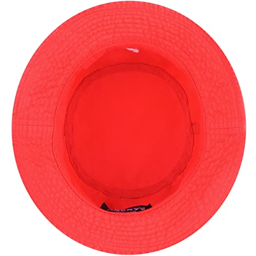 Kangol Washed Bucket Hat Lemon Sorbet - color: Cherry Glow, size: Large