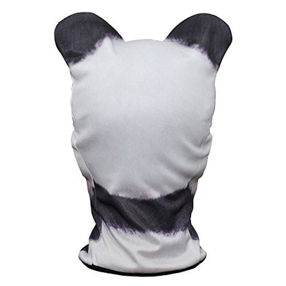 WTACTFUL 3D Animal Ears Balaclava, Breathable Face Mask for Halloween - color: Panda Meb-01