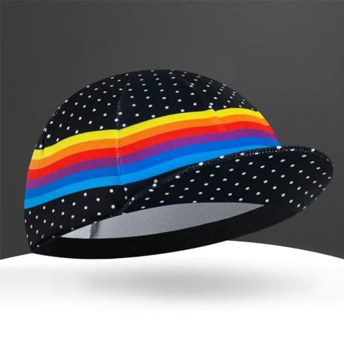 Cycling Cap for Man and Woman Cycling Hat Under Helmet-Polyester Breathable Sweat Absorbent - color: Bplan-11