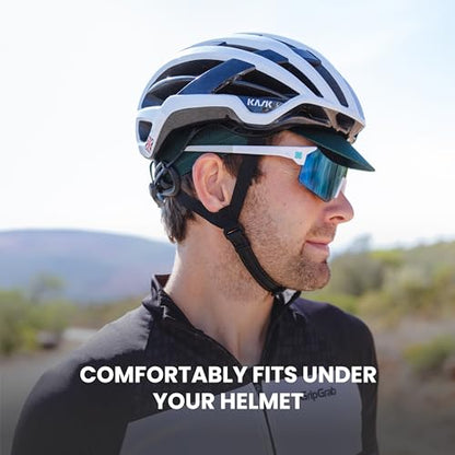 GripGrab Summer Cycling Cap - UV Protection Under-Helmet Bicycle Visor Hat - color: Green, size: Small-Medium