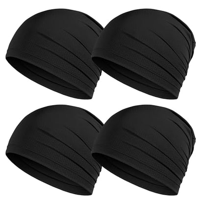 Cmonie 4-6Pack Breathable Skull Caps for Men Women - color: 4pack-4blacks