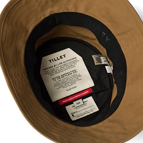 Tilley Unisex Adult Waxed Bucket Hat - color: British Tan, size: X-Large