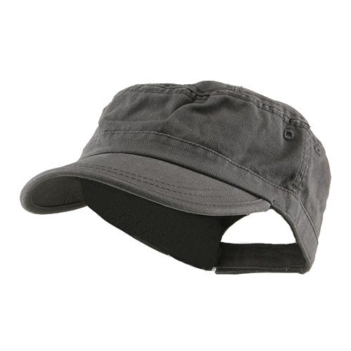 e4Hats.com Enzyme Regular Solid Army Caps - color: Grey