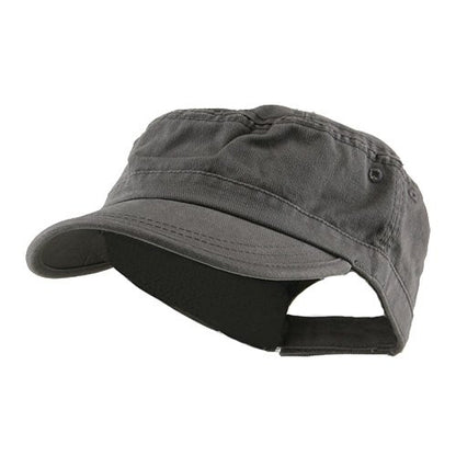 e4Hats.com Enzyme Regular Solid Army Caps - color: Grey