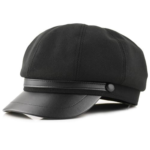 Newsboy Caps Fall Hats for Women Fashionable Vintage - color: T2-black