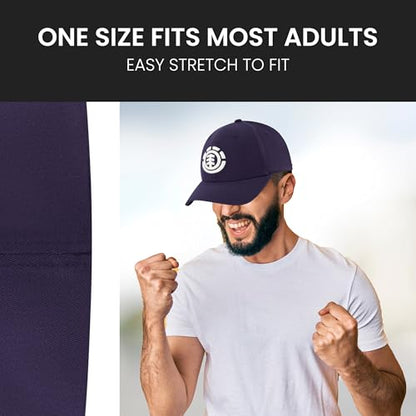 Element Unisex Adult Element Baseball Hat, Adult Flex Fit Active Sport Cap with Curved Brim - color: Navy