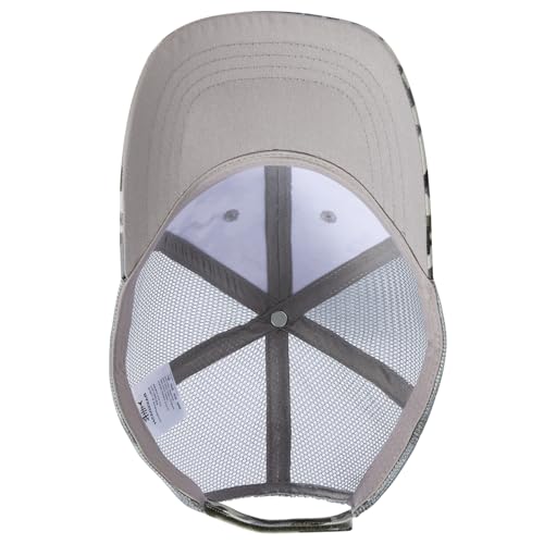BASSDASH Altimate Fishing Hat Mesh Back for Men Women Adjustable Baseball Trucker Cap - color: Rock Camo