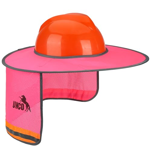 UNCO- Hard Hat Sun Shield, Pink - color: Pink, size: 1 Pack