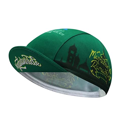 Funny Cycling Cap - Polyester Skull Cycling Hat-Under Helmet -Cartoon Cycling Helmet Liner Breathable&Sweat Uptake - color: Fuu-dd