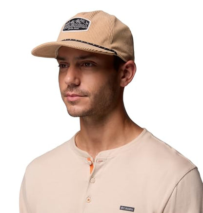 Columbia Unisex Packsaddle Corduroy Snap Back - color: Canoe/Chenille Patch