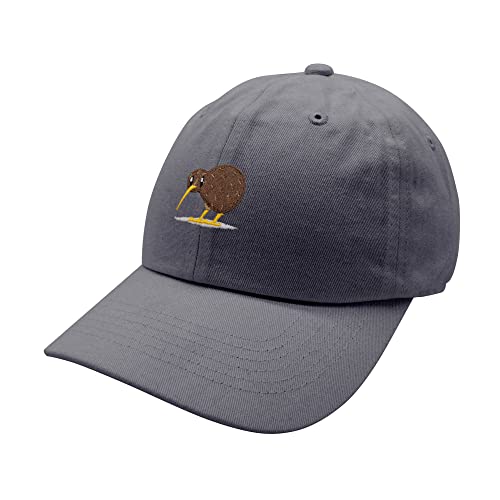 JPAK Kiwi Bird Baseball Cap Embroidered Cotton Dad Hat - Funny - color: Gray