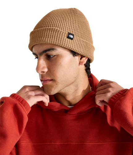 THE NORTH FACE TNF Fisherman Beanie | Shallow Fit, Cuffed Winter Hat for Men & Women, Logo Clip Label - color: Citrine Yellow Multi