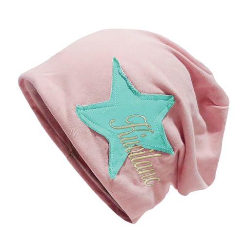 Y2K Slouch Hat Star Beanie Hat Grunge Accessories Winter Warm Cap Retro Design Knit Beanie for Women Men - color: Pink