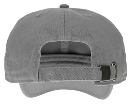 Gelante Baseball Cap Dad Hat 100% Cotton Polo Style Plain Blank Adjustable Size. - color: Grey