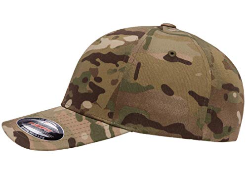 Structured Wool Baseball Cap with Stiff Peak by Nordic Training Gear - color: Multicam, size: Small-Medium