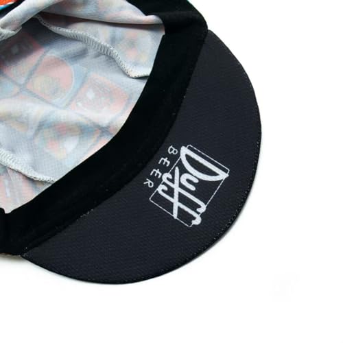 Cycling Cap for Man and Woman Cycling Hat Under Helmet-Polyester Breathable Sweat Absorbent - color: Bee-8