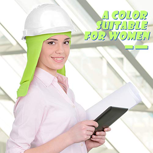 Geyoga 6 Pieces Neck Sun Protection Hat Shade Elastic UV Shade Hat Neck Protector for Fishing, Riding