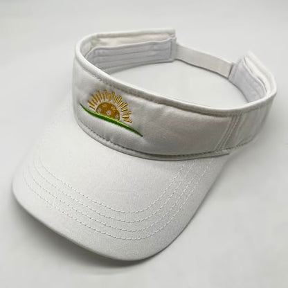 Embroidered Pickleball Visor Men Women,Gifts for Pickleball Lovers - color: White, style: Pickleball Sunshine