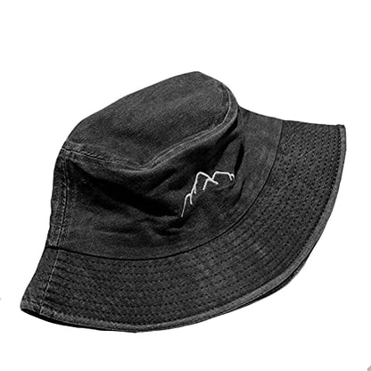 Unisex Bucket Hat Summer UPF 50+ Sun Protection Outdoor Beach Fishing Travel Hiking Hat - color: Mountain