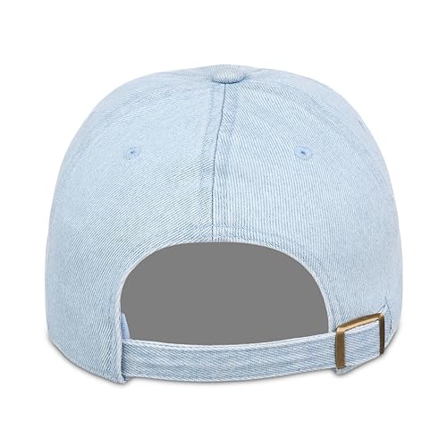 Lids Blank Baseline Dad Adjustable Strapback Hat - color: Denim