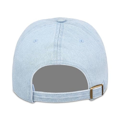 Lids Blank Baseline Dad Adjustable Strapback Hat - color: Denim