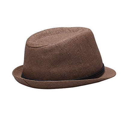 Levi's Men's Straw Fedora Hat - color: Brown Straw, size: Large-X-Large