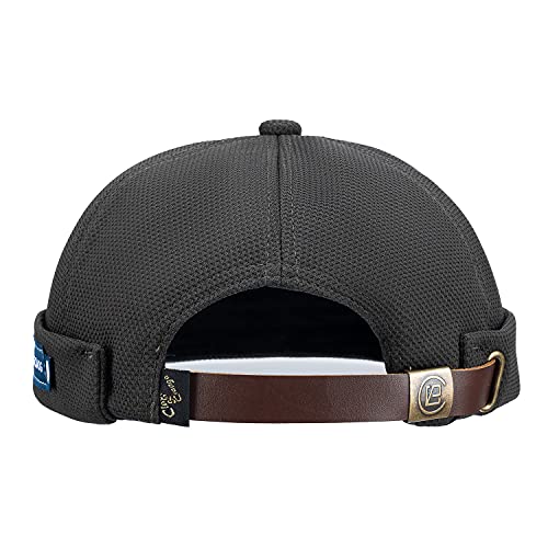 CLAPE Watch Cap Work Beanie Corduroy Docker Leon Brimless Hat Rolled Cuff Harbour Hat - color: Ct18-dark Green