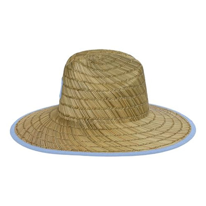 Roxy Girls' Tomboy Woven Straw Hat | Wide Brim | Adjustable | Sun Protection | Beach | Vacation | Natural - color: Skyway