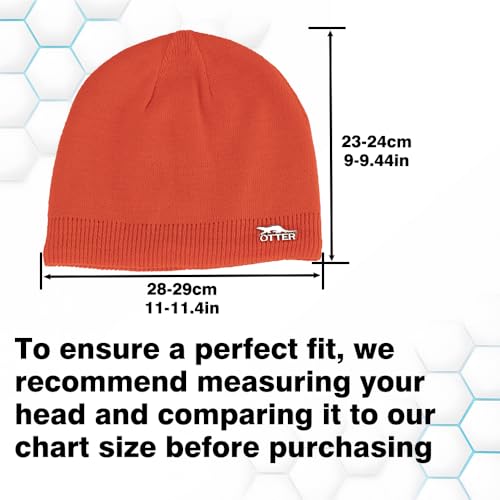 OTTER Waterproof Beanie for Men Women - color: Orang