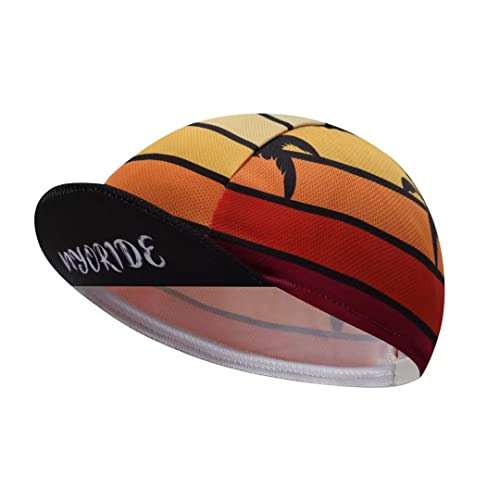 Canadian Flag Cycling Cap - Polyester Cycling Hat-Under Helmet - Cycling Helmet Liner Breathable&Sweat Uptake - color: Cdd