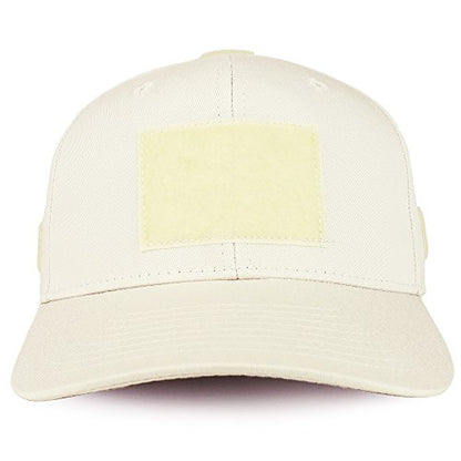 Armycrew Military Tactical Patch Structured Operator Baseball Cap - color: Stone