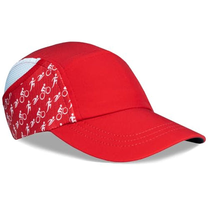 Headsweats Performance Ice Hat - color: Red/Triathlon