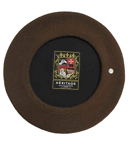 Laulhere Heritage Classiques Authentique Traditional French Wool Beret - color: Marron
